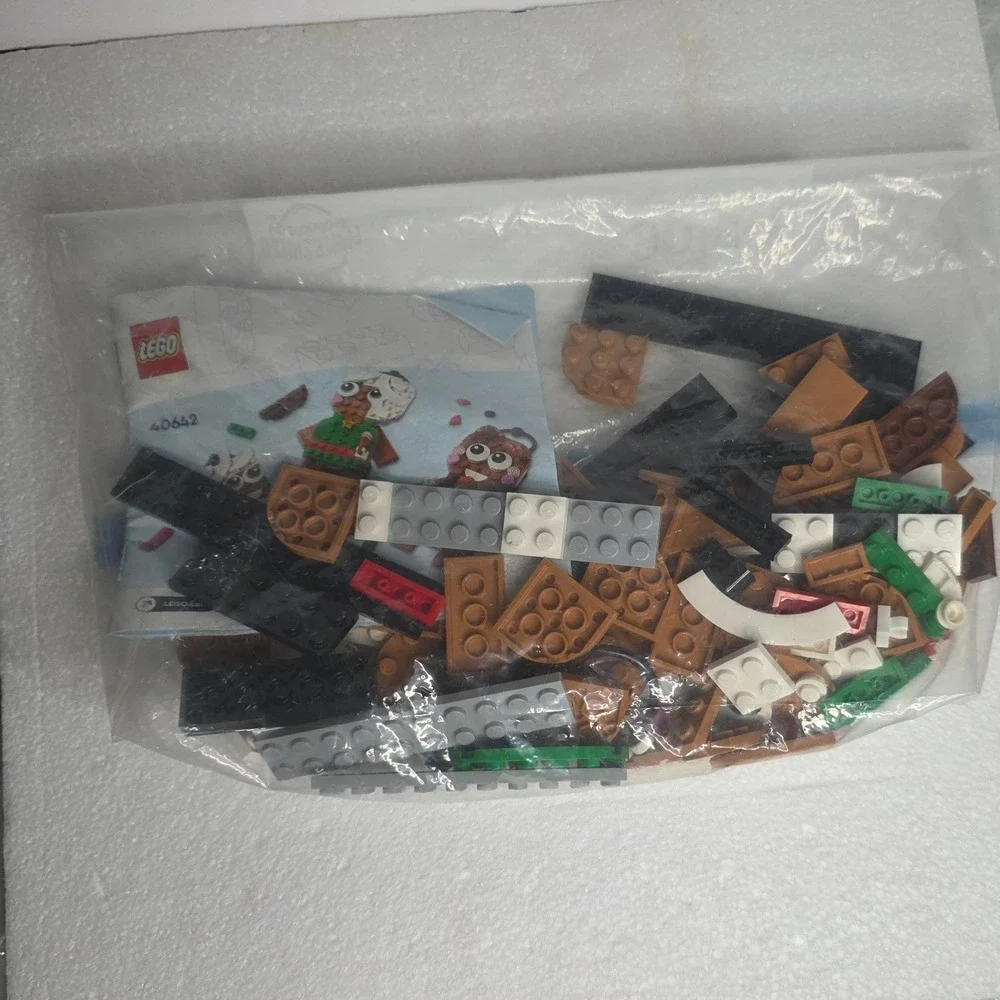 Lego Set 40642 Gingerbread Man Ornaments Seasonal Exclusive Christmas Incomplete